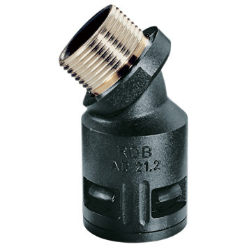 Flexa - Kunststoff-Wellschlauch-Verschraubung Schnellverschraubung RQBK45-M, AD28,5-M25 AD 28,5, M 25 x 1,5 − 25 Stück