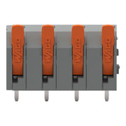 WAGO - Leiterplattenklemme 2601-3304 1,5mm²,gr − 70 Stück