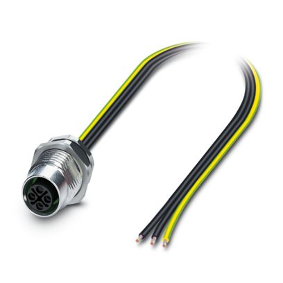 Phoenix Contact - Patchkabel Kupfer Gerätesteckverbinder SACC-DSI-M12#1238558 Hinterwand − 50 Stück