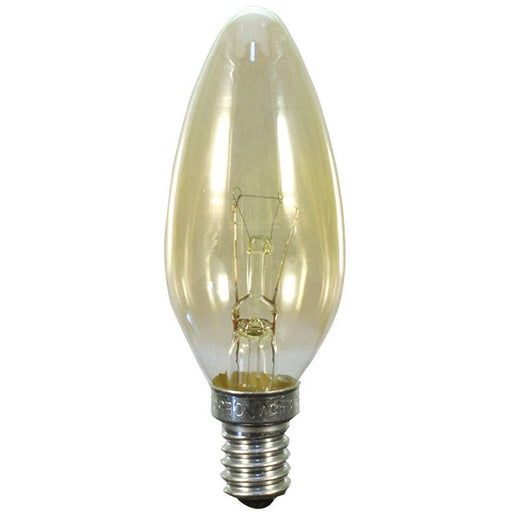 Scharnberger+Hasenbein - Allgebrauchsglühlampe Kerzenform Kerzenlampe 35x100mm 40686 E14 230V25W go-gelüs