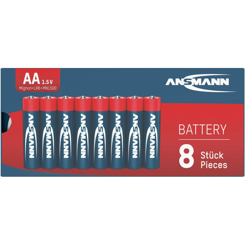 Hückmann - Batterie 1,5V Mignon AA 133249(VE 8) 8er Folie Ansmann
