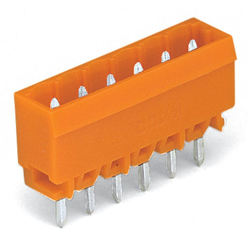 WAGO - Leiterplattensteckverbinder THT-Stiftleiste Lötstift 231-378/001-000 1,2x1,2mm,gerade,or − 50 Stück