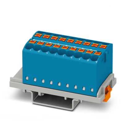 Phoenix Contact - Durchgangs-Reihenklemme Verteilerblock PTFIX 18X2,5#1221477 − 8 Stück