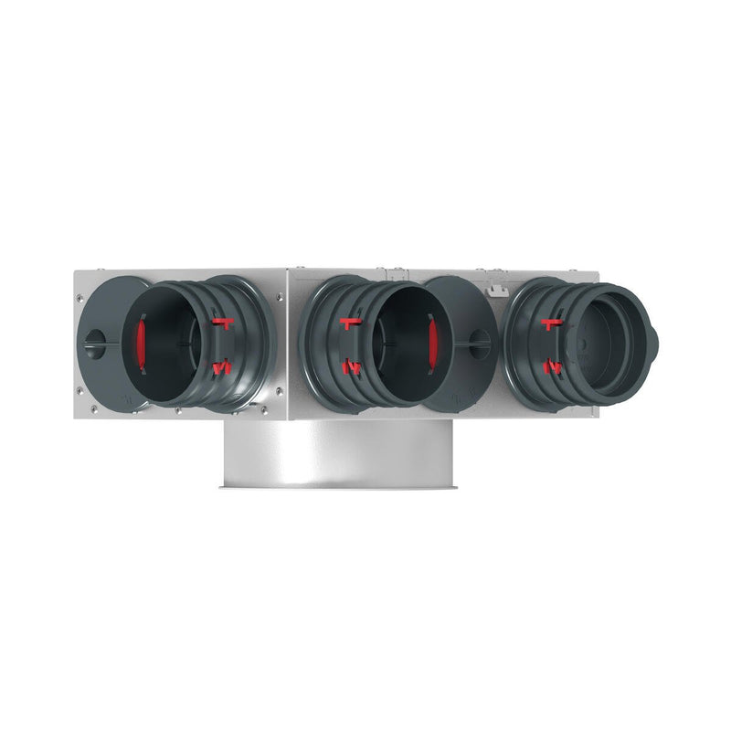 Helios Ventilatoren - Zubehör/Ersatzteile für Ventilatoren FlexPipe Verteil-Element FRS-VE 5-75/160 5 Einzelstutzen Rund