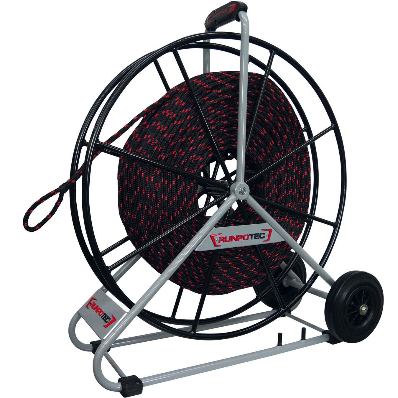 Runpotec - Kabeleinziehsystem Zugseil Polyester 10168 10mm 200m m.Haspel