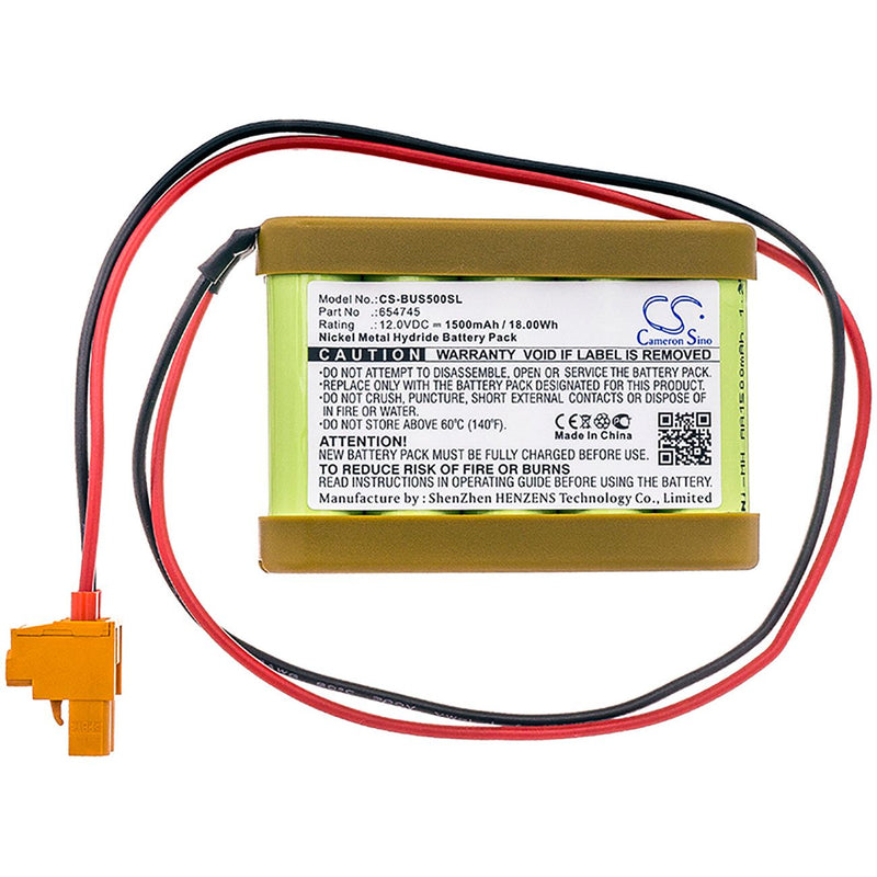 Hückmann - Akku Akkupack Türsteuerung 12V CS-BUS500SL 1500mAh Ni-MH Besam