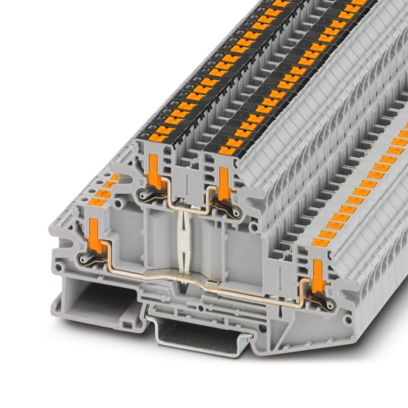 Phoenix Contact - Durchgangs-Reihenklemme Doppelstockklemme PTTBV 4-PV − 50 Stück