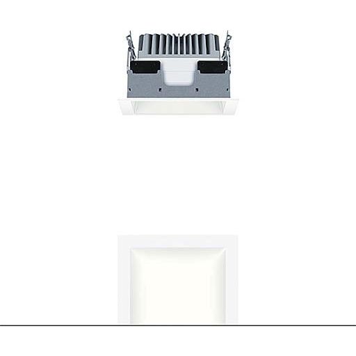 Zumtobel Group - Downlight/Strahler/Flutlicht LED-Deckeneinbauleuchte PANOS EVO #60815913 Q140H 830 230V WH WH