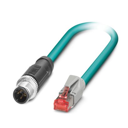 Phoenix Contact - Konfektioniertes Sensor-Aktor-Kabel Netzwerkkabel NBC-M12MSD/8#1369067 − 2 Stück