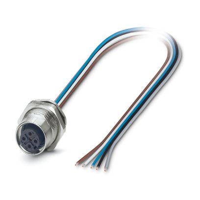 Phoenix Contact - Patchkabel Kupfer Gerätesteckverbinder SACC-DSI-M12#1239277 Hinterwand
