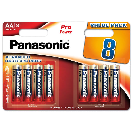Hückmann - Batterie 1,5V Mignon AA LR6PPG/8BW(VE 8) Bli8 Panasonic