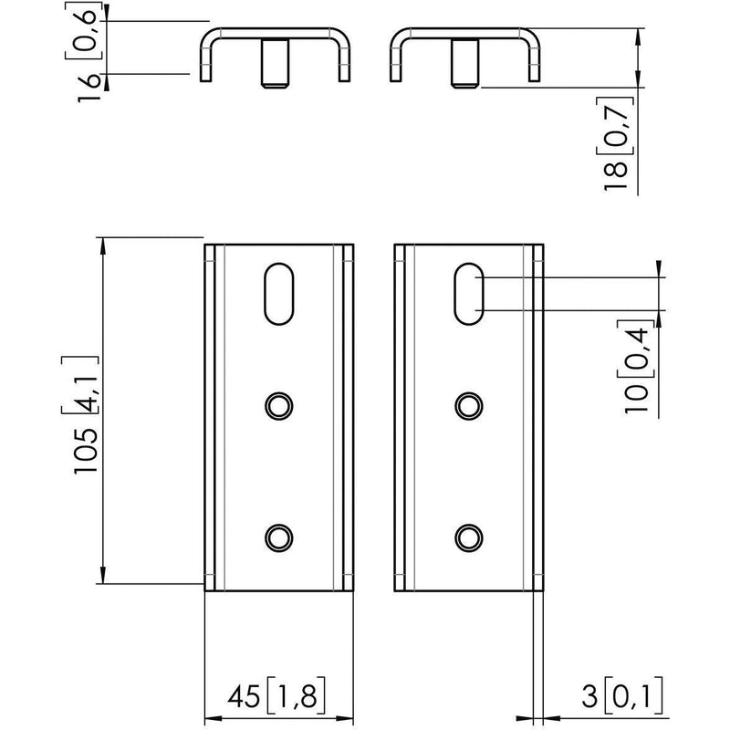 Vogels - Zubehör/Ersatzteile für Fernseher Connect-it Adapter PFA9158 sw f.Samsung Flip 2