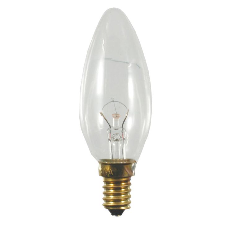 Scharnberger+Hasenbein - Allgebrauchsglühlampe Kerzenform Kerzenlampe 35x100mm 40892 E14 260V 40W klar