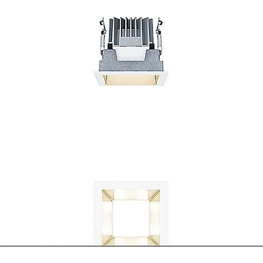 Zumtobel Group - Downlight/Strahler/Flutlicht LED-Einbauleuchte P-INF Q #60817886 3000K