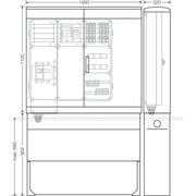 Hensel - Verteilerschrank für Energieversorgung Ladeverteiler Mi EV 11kW 6111 f.6 Ladep. a 11kW