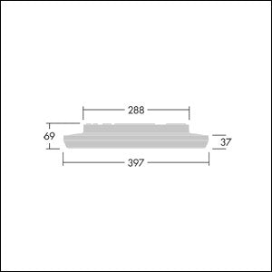 Thorn - Decken-/Wandleuchte LED-Wand-u.Deckenleuchte NOVS M3500 #96635524 830