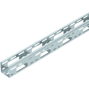 OBO Bettermann - Kabelrinne AZ-Kleinkanal gelocht AZK 050 FTK SGR 50x50x3000, St, FTK − 6 Meter