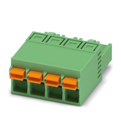 Phoenix Contact - Kabelsteckverbinder für Leiterplattensteckverbinder Leiterplattensteckverbind. FKCN 2,5/ 4-ST Polzahl 4, 12A, gn − 50 Stück