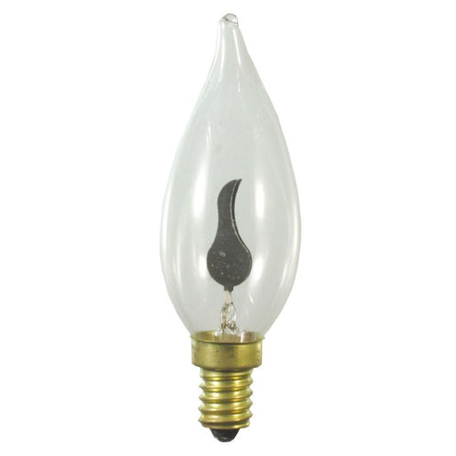 Scharnberger+Hasenbein - Allgebrauchsglühlampe Kerzenform Flackerkerze 35x97mm 40847 E14 240V 3W klar