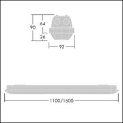Thorn - Decken-/Wandleuchte LED-Feuchtraumleuchte AQFPRO S #92901967 4000K