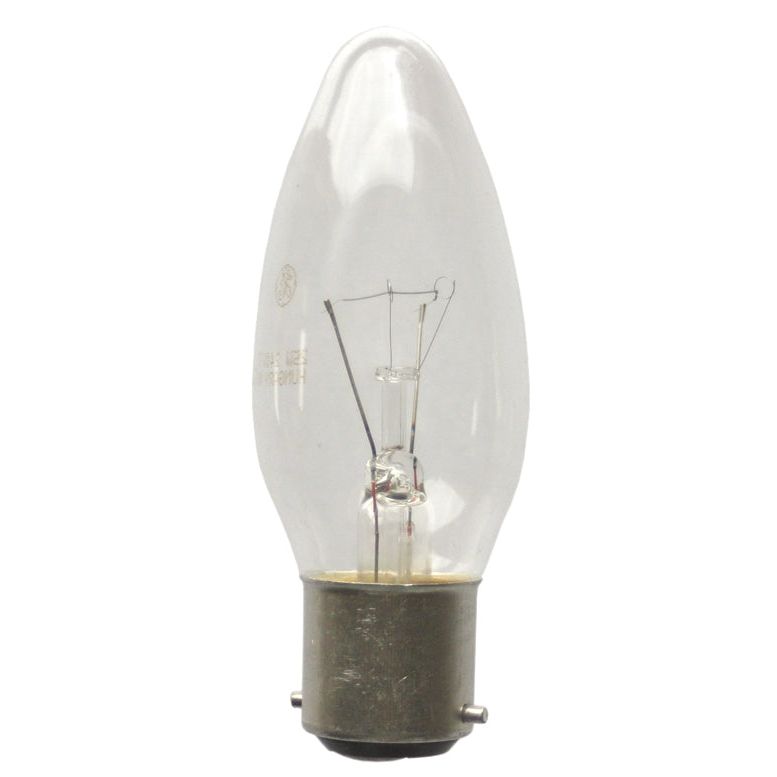 Scharnberger+Hasenbein - Allgebrauchsglühlampe Kerzenform Kerzenlampe 35x100mm 40861 B22d 230V 40W klar