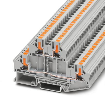 Phoenix Contact - Durchgangs-Reihenklemme Doppelstockklemme PTTBV 4 − 50 Stück