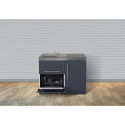 Stengel - Mini-Küche Miniküche Premiumline MPGSSG110GSKSreBli Schiefergrau