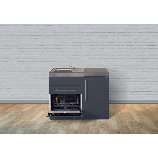 Stengel - Mini-Küche Miniküche Premiumline MPGSSG110GSKSreBli Schiefergrau