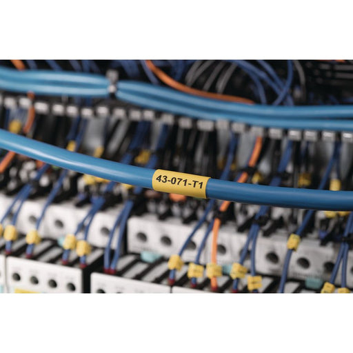 HellermannTyton - Schrumpfschlauch Warmschrumpfschlauch TLFX381YE PO-X YE 13 Rolle 13m
