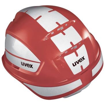 Uvex - Schutzhelm pheos IES rot m. Lftg. 9772343 Reflexset