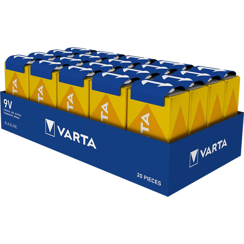 Varta Cons.Varta - Batterie Longlife E 4122 Stk.1 E-Block, 6LR61,Al-Mn − 20 Stück