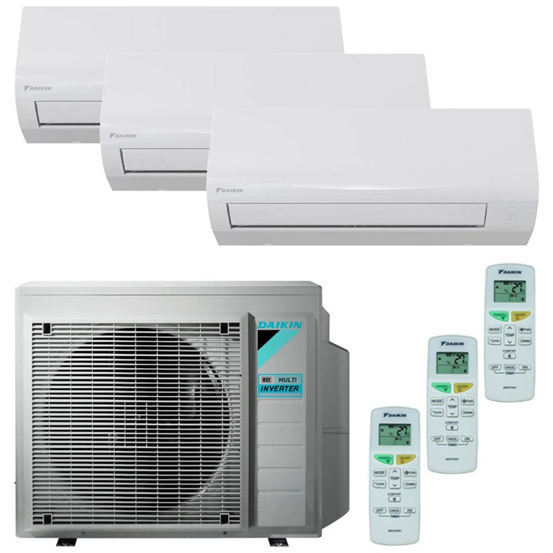 Daikin Sensira Multi-Split Klimaanlage – 3 x Wandgerät + 1 Außengerät – inkl. WiFi
