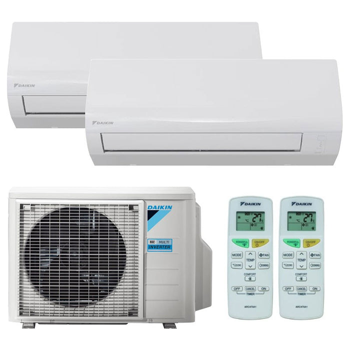 Daikin Sensira Multi-Split Klimaanlage – 2 x Wandgerät + 1 Außengerät – inkl. WiFi
