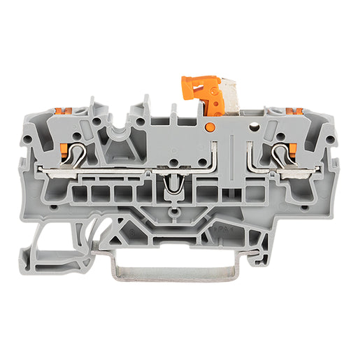 WAGO - Trenn- und Messtrenn-Reihenklemme 2Leiter-Trenn-u.Messklemme 2202-1671 2,5mm2, grau − 50 Stück