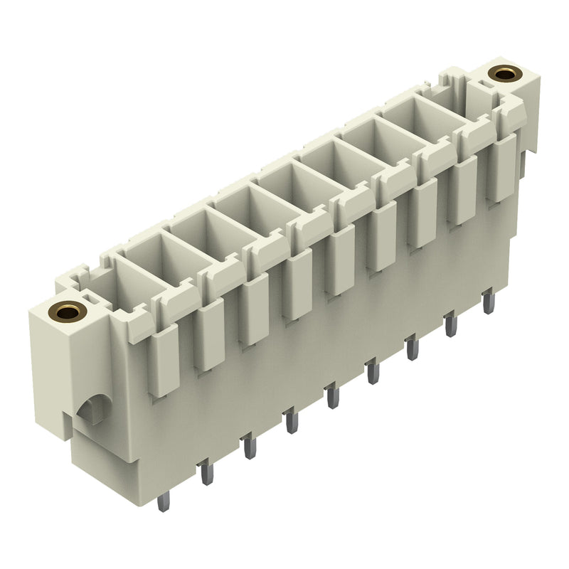 WAGO - Leiterplattensteckverbinder THT-Stiftleiste 831-3609/108-000 1,0x1,2mm,gerade,lgr − 12 Stück