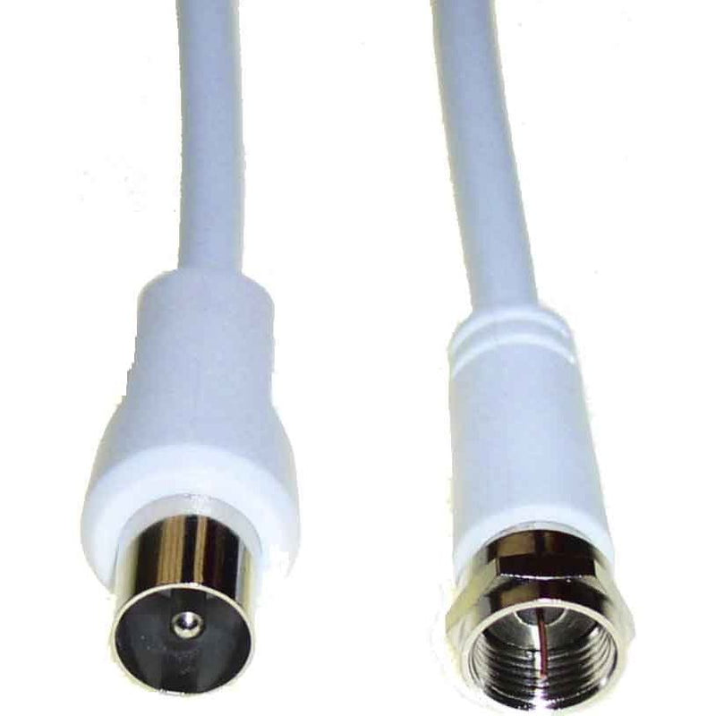 E+P Elektrik - Konfektioniertes Koaxkabel F-Anschlusskabel 1,5m ws FP 15 LOSE F-Stecker+Koax-Steck