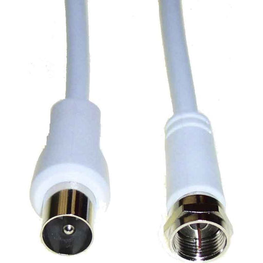 E+P Elektrik - Konfektioniertes Koaxkabel F-Anschlusskabel 1,5m ws FP 15 LOSE F-Stecker+Koax-Steck