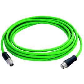 Telegärtner - Konfektionierte Leitung für steckbare Gebäudeinstallation STX M12x1-M12x1 VL X-kod. 100017385 Cat.6A-SFTP-A1000
