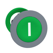 Schneider Electric - Frontelement für Drucktaster Drucktaster, Front ZB5FA331C0 grün, 30mm, in grau