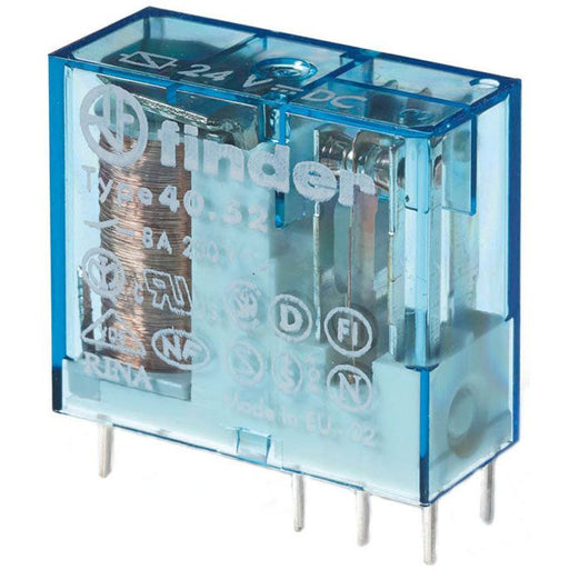 Finder - Schaltrelais Relais 40.52.7.021.5000 2W, 8A − 50 Stück