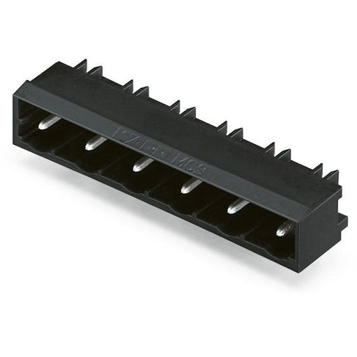 WAGO GmbH & Co. KG - Leiterplattensteckverbinder THR-Stiftleiste Lötstift 231-86#4045454901240 1,2x1,2,abgew.,sw − 200 Stück