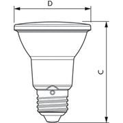 Philips Lighting - LED-Lampe/Multi-LED LED-Reflektorlampe PAR20 MASLEDspot #44310500 927, 40Gr.