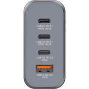 Verbatim - Universal-Ladegerät Ladeadapter Universal 32203 GNC-140,GaN,140W,gr