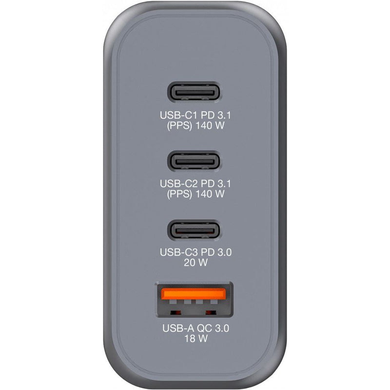 Verbatim - Universal-Ladegerät Ladeadapter Universal 32203 GNC-140,GaN,140W,gr