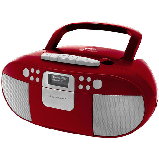 Soundmaster - Radio DAB+Boombox SCD7800RO rt CD/MP3,USB,Kassette