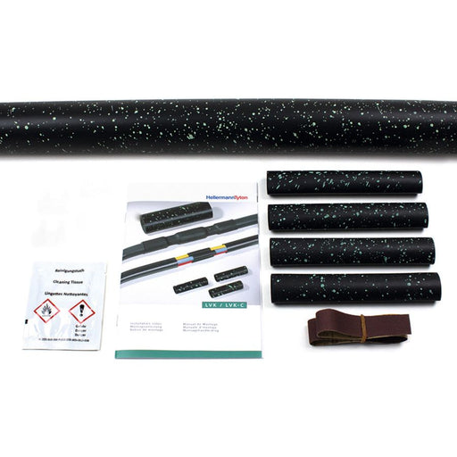 HellermannTyton - Verbindungs-/Übergangsmuffe Schrumpfmanschette LVK-4x95-300 PO-XBK1