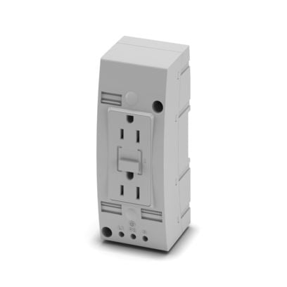 Phoenix Contact - Steckdose Reiheneinbau Doppelsteckdose EO-AB/UT/LED#1263628