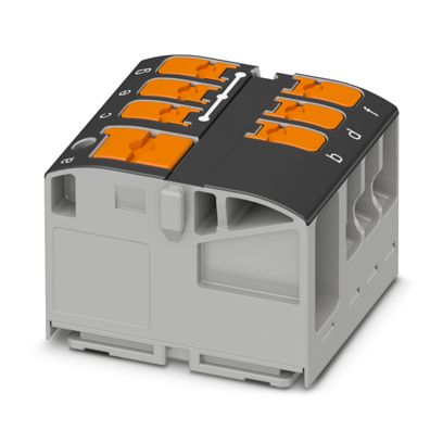 Phoenix Contact - Durchgangs-Reihenklemme Verteilerblock PTVFIX 6/6X2,5 BK − 20 Stück