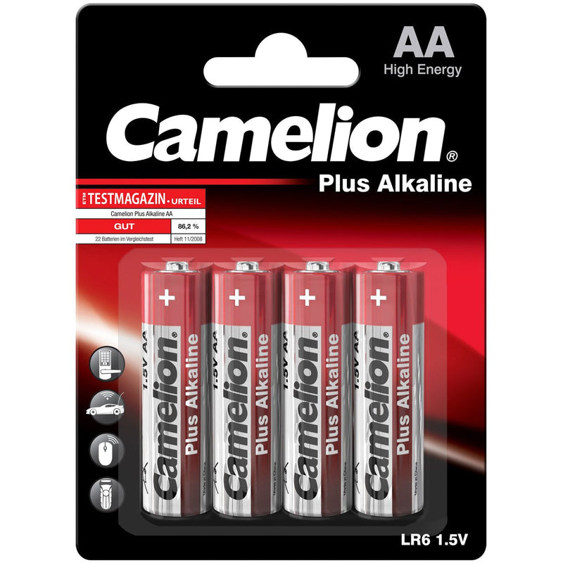 Hückmann - Batterie 1,5V Mignon AA LR6/Mignon/BP4(VE 4) Bli4 Camelion − 12 Packung