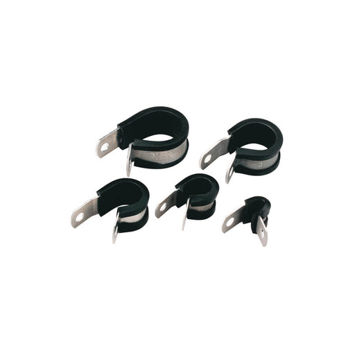 HellermannTyton - Befestigungsschelle für Kabel/Rohre Befestigungsschelle ALU13C-ALUCR-NABK-C1 − 100 Stück